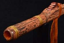 Honey Locust Native American Flute, Minor, High E-5, #F23C